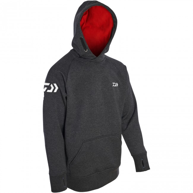 DAIWA Match Hoodie Grey Red
