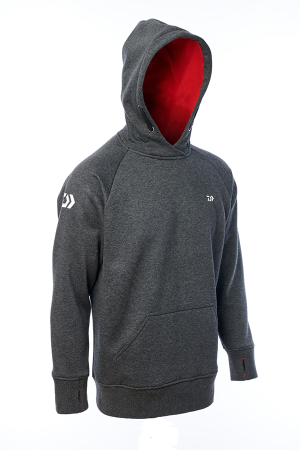 DAIWA Match Hoodie Grey Red
