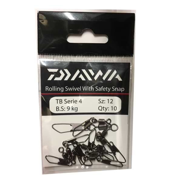 DAIWA Rolling Swivel With Safety Snap