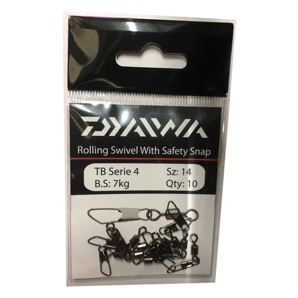 DAIWA Rolling Swivel With Safety Snap