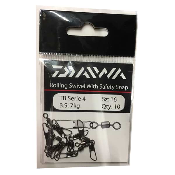 DAIWA Rolling Swivel With Safety Snap