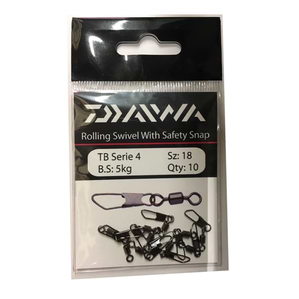 DAIWA Rolling Swivel With Safety Snap