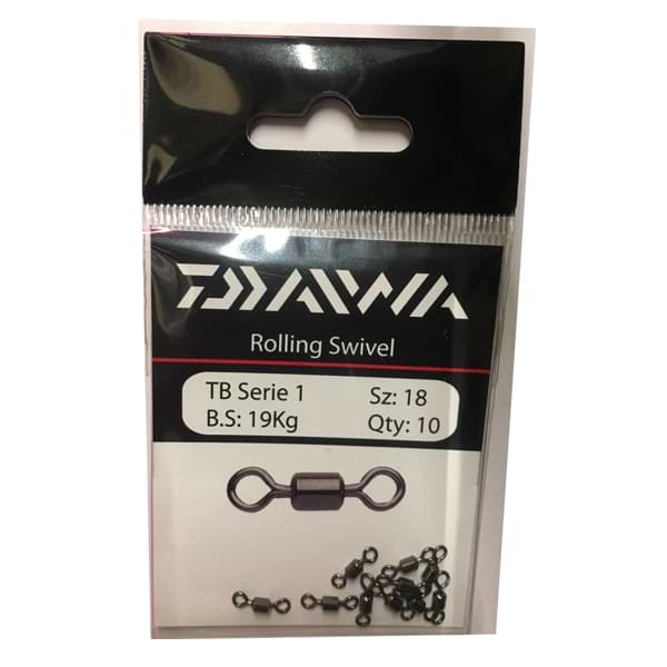 DAIWA Rolling Swivel With Safety Snap