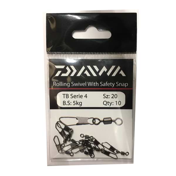 DAIWA Rolling Swivel With Safety Snap