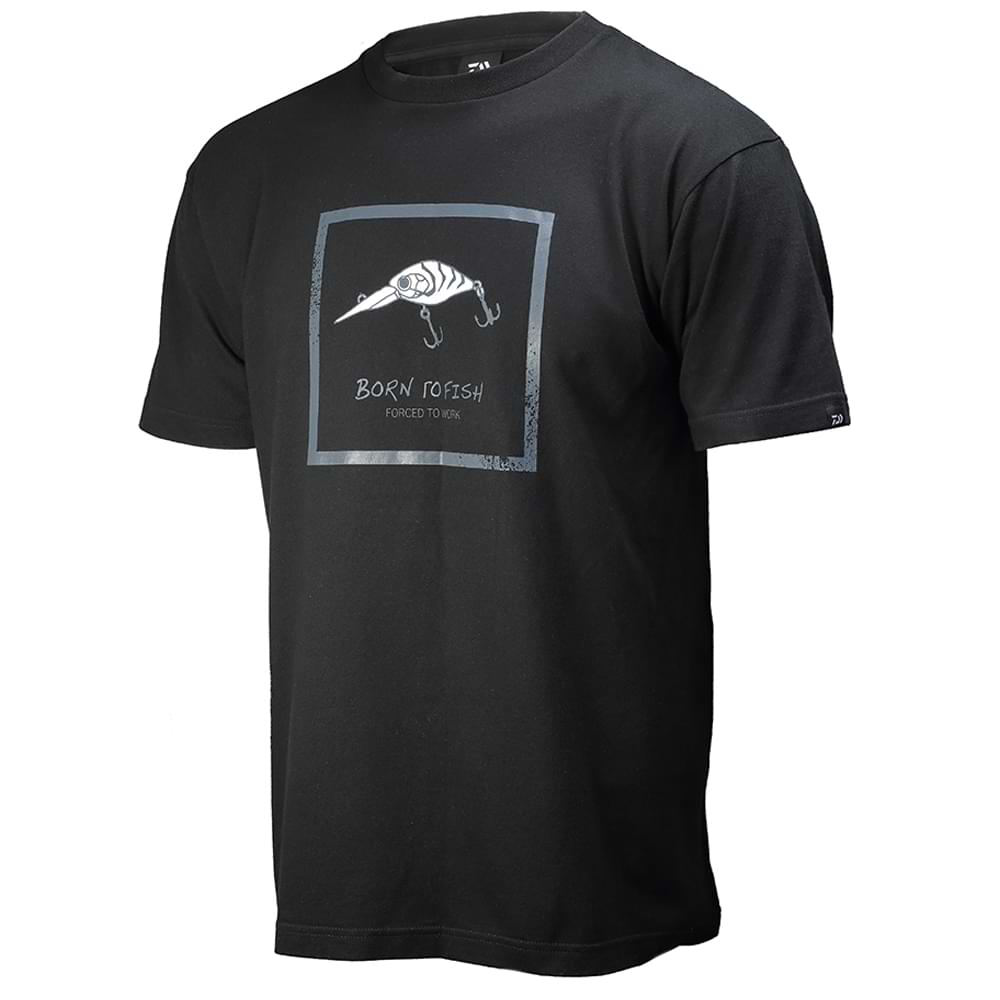 DAIWA T-Shirt BORN TO FISH Black Limited Edition