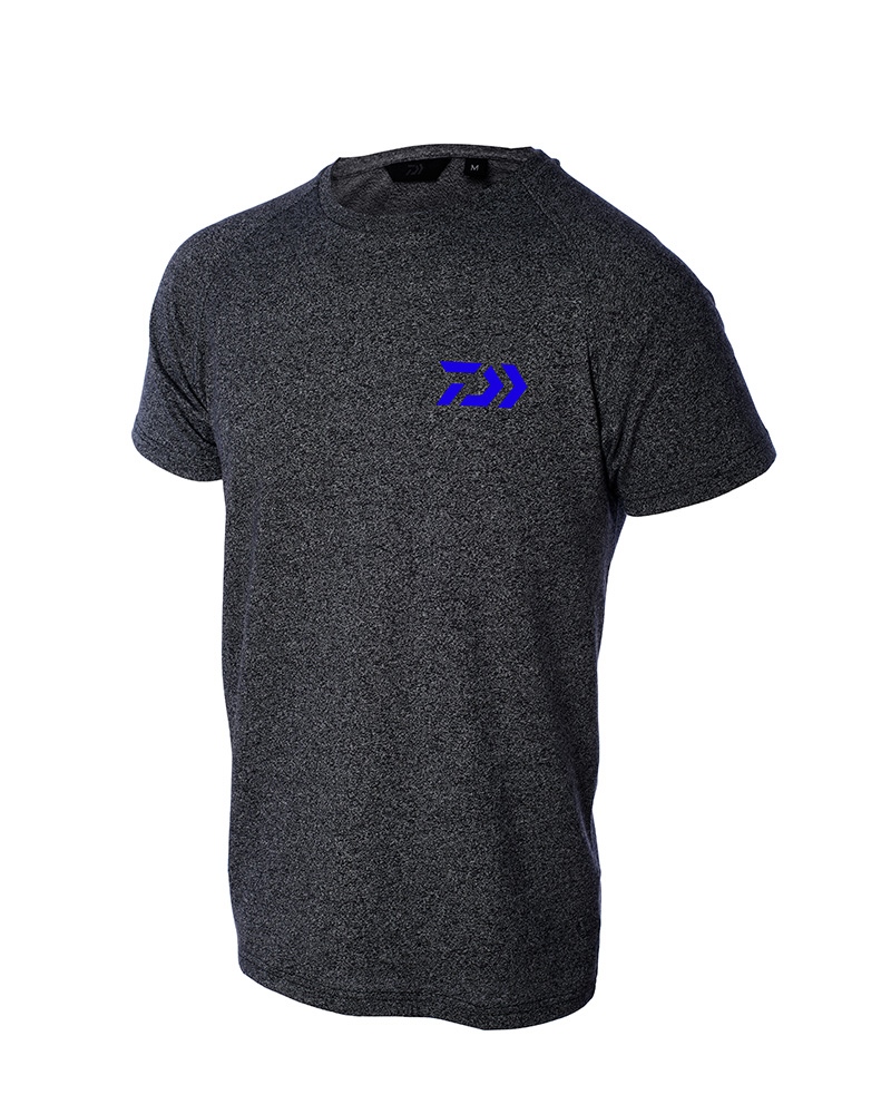 DAIWA DVEC T-Shirt Dark Grey & Blue