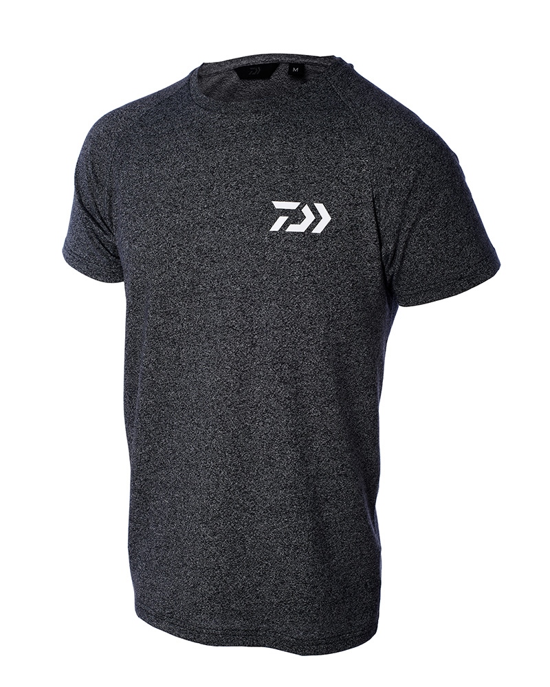DAIWA DVEC T-Shirt Dark Grey & White