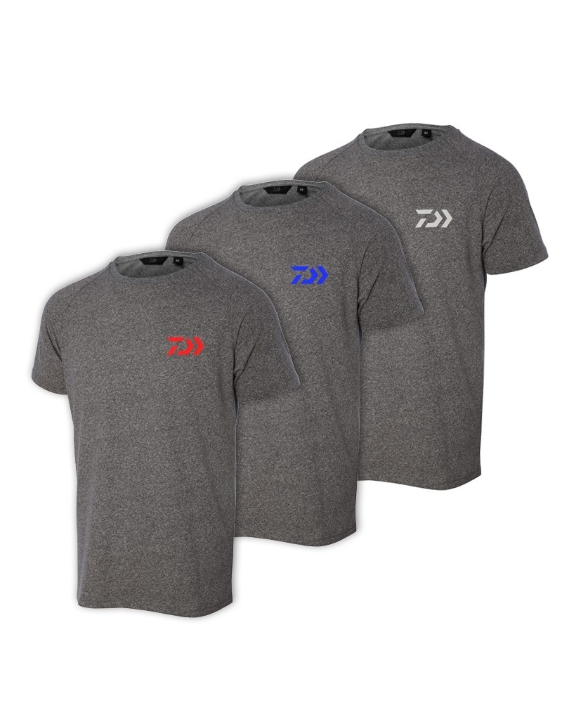 DAIWA DVEC T-Shirt Light Grey & White