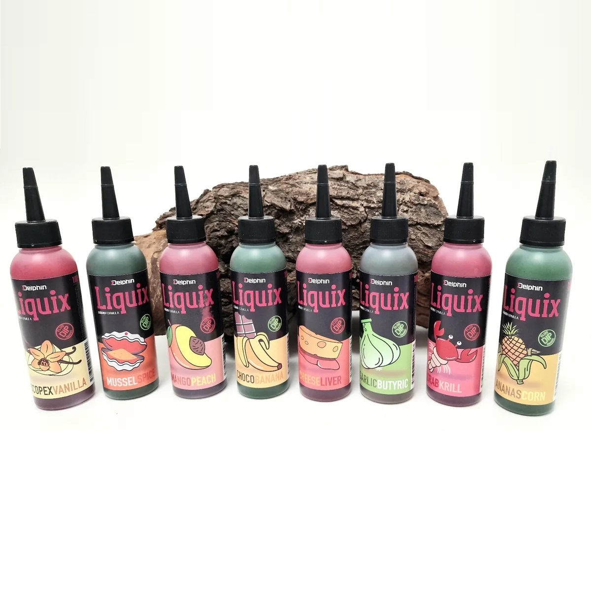 DELPHIN Fluo Smoke Dip D SNAX LiquiX Choco Banana 100 ml