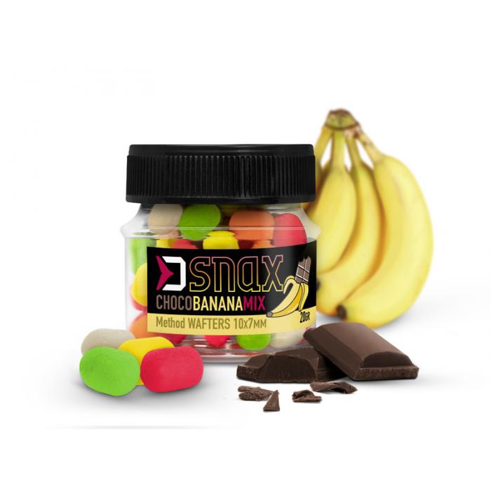 DELPHIN Feeder Wafters D SNAX Mix Choco Banana 10x7mm 20g