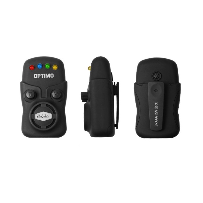 DELPHIN Optimo 9v 3+1 CSWII set bait alarm and snag