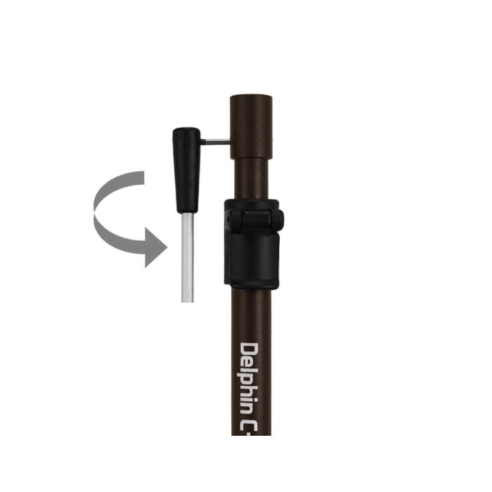 DELPHIN Telescopic C-Stick 32-50 cm