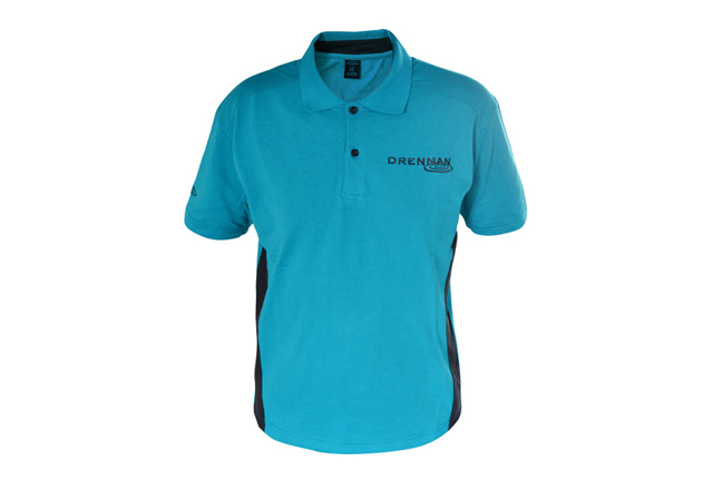 DRENNAN Aqua Polo Shirt