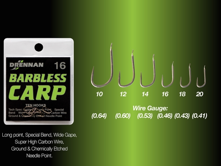 DRENNAN Barbless Carp
