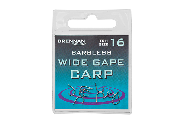 DRENNAN Barbless Wide Gape Carp