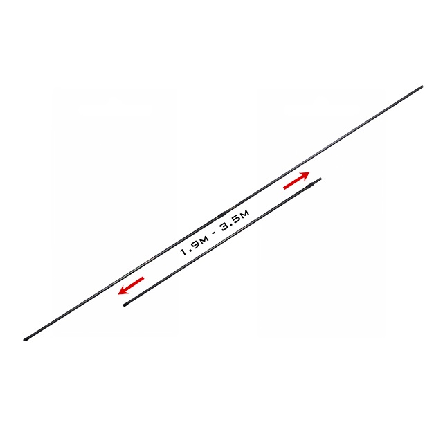 DRENNAN Specialist Long Reach TwistLock Landing Net Handle 1.9m - 3.5m