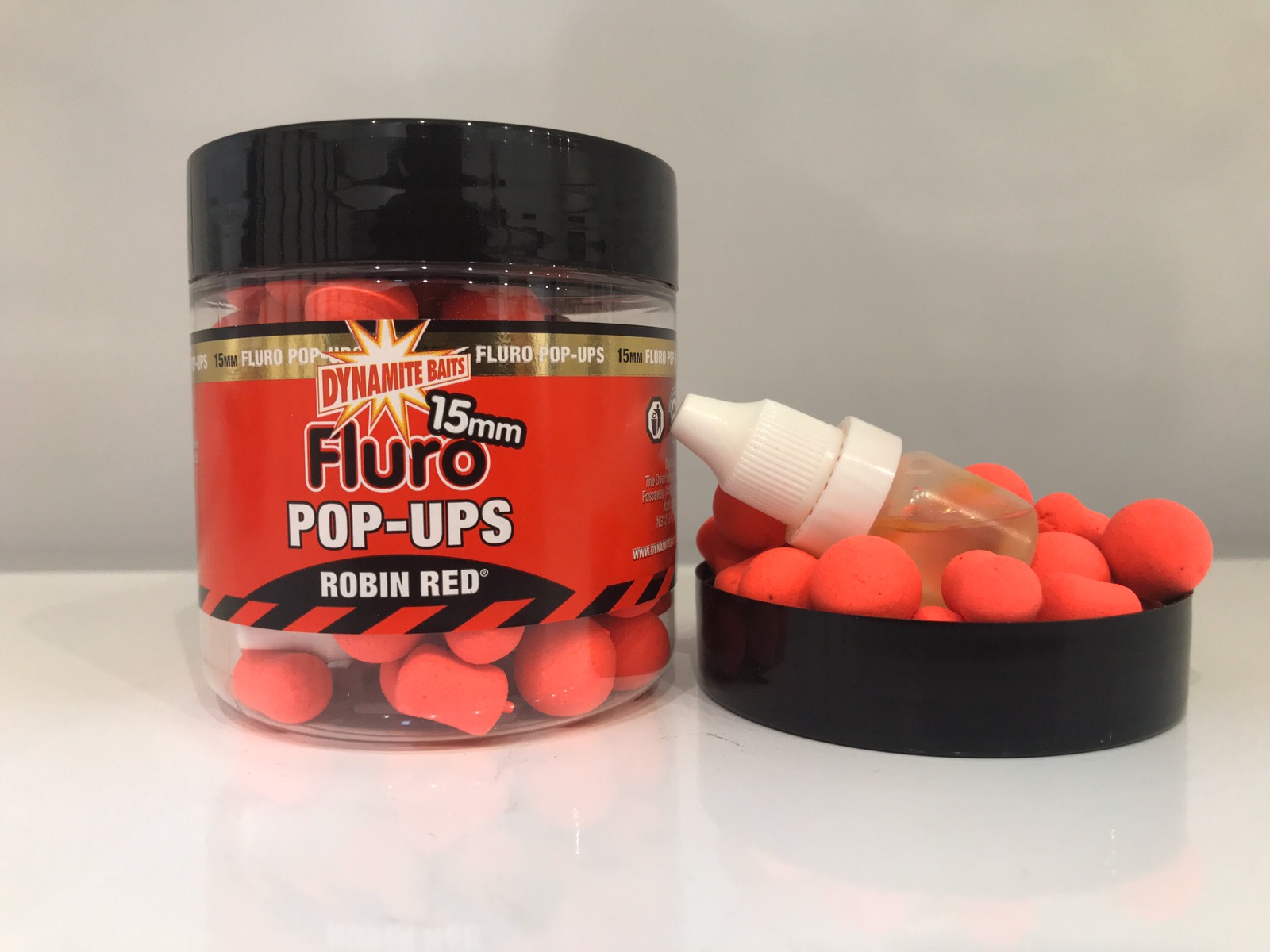 DYNAMITE BAITS Robin Red Fluro Pop-Up and Dumbells