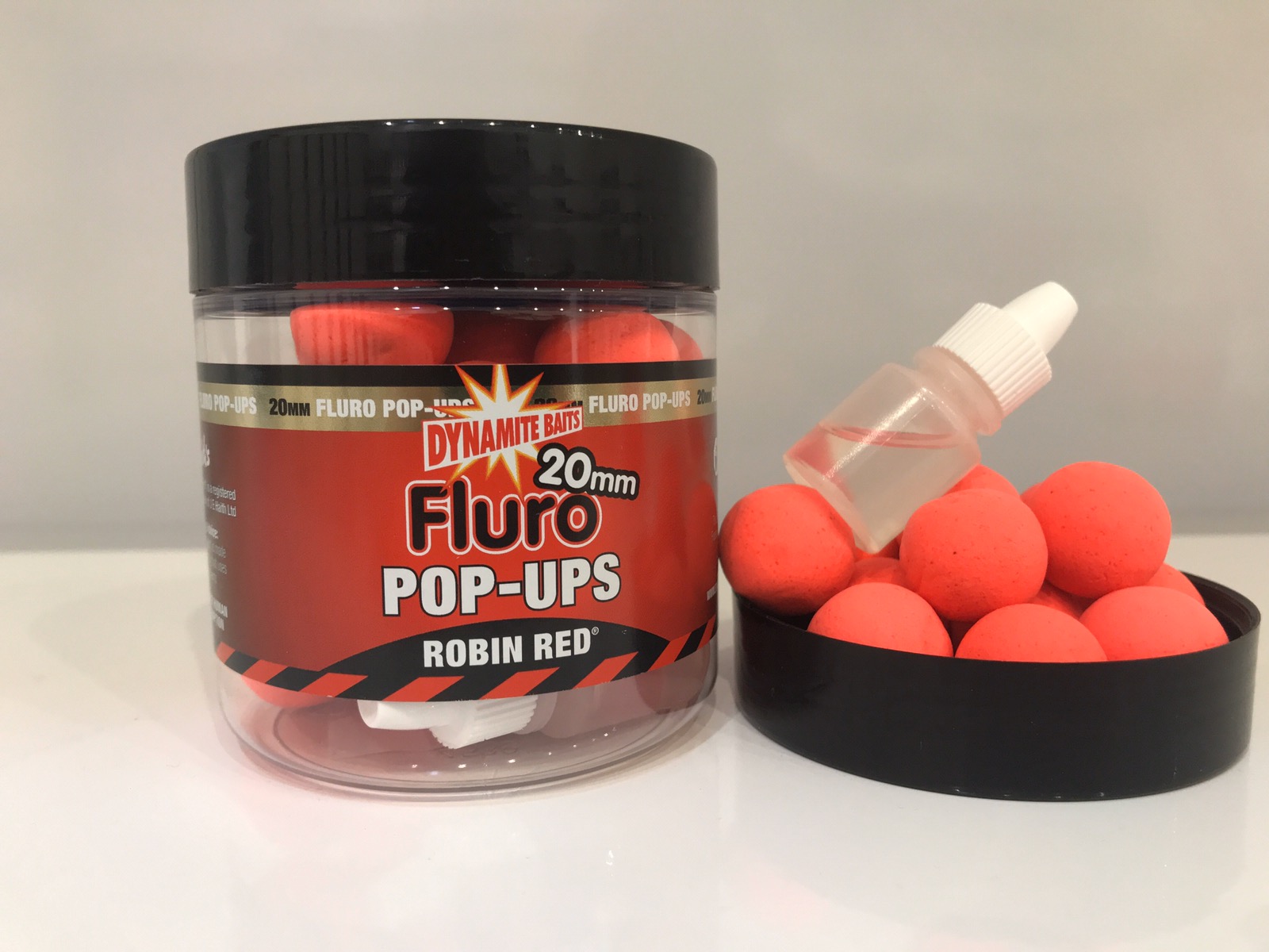 DYNAMITE BAITS Robin Red Fluro Pop-Up 20mm