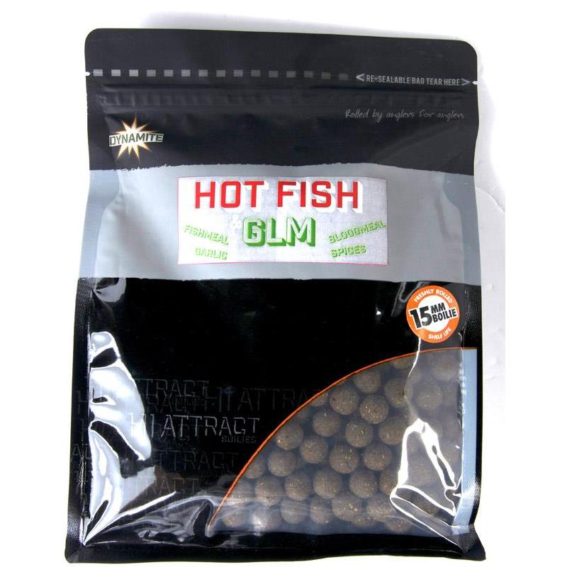 DYNAMITE BAITS Hot Fish and GLM Boilie 1kg