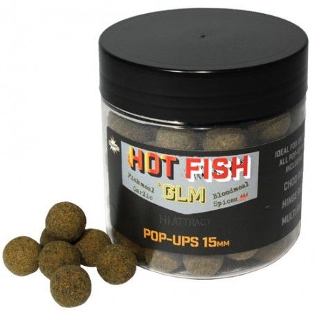 DYNAMITE BAITS Hot Fish and GLM Foodbait Pop Up