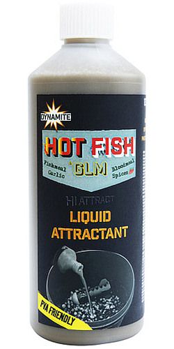 DYNAMITE BAITS Liquid Attractant 500ml Hot Fish and GLM