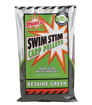 DYNAMITE BAITS Swim Stim Betaine Green Carp Pellets 900g