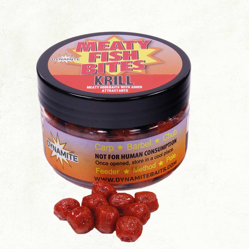 DYNAMITE BAITS Meaty Fish Bites Red Krill 12mm