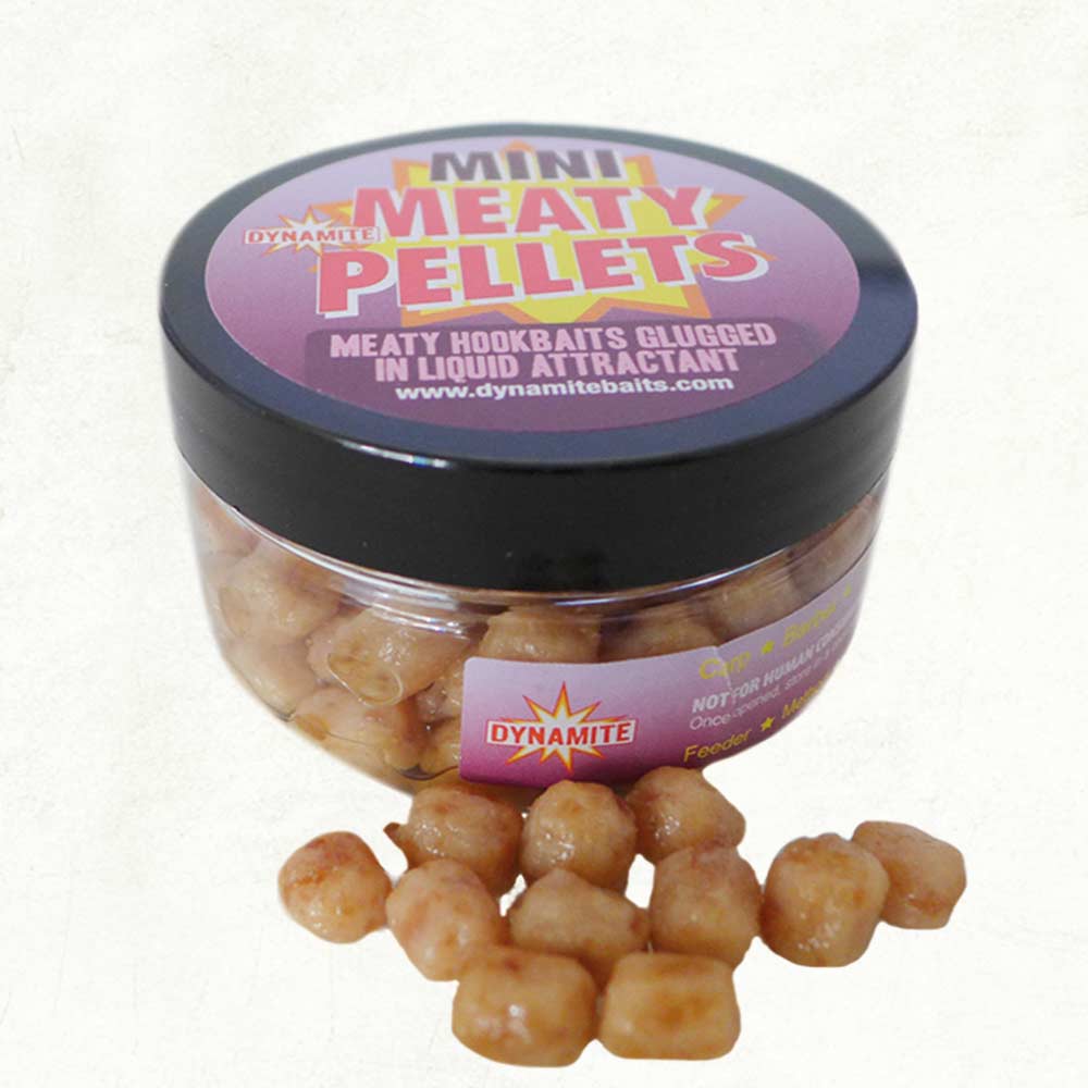 DYNAMITE BAITS Meaty Fish Bites Pellets 8mm