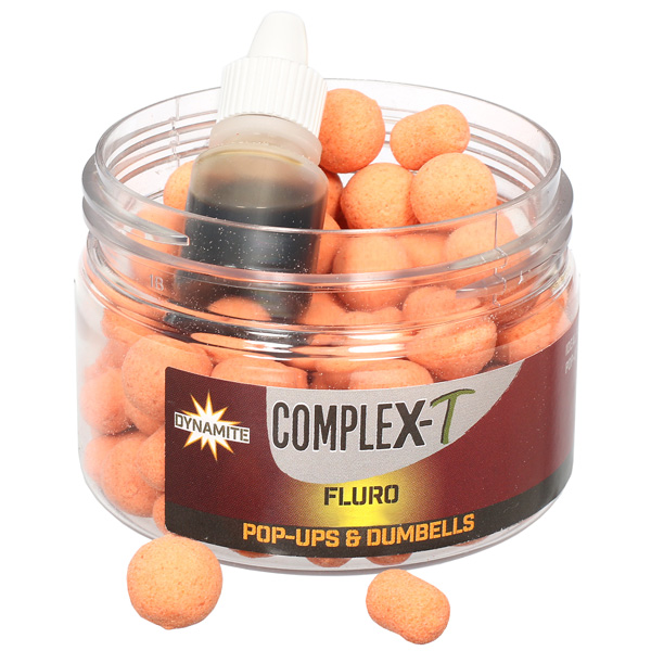 DYNAMITE BAITS CompleX-T Fluro Pop-Ups and Dumbells