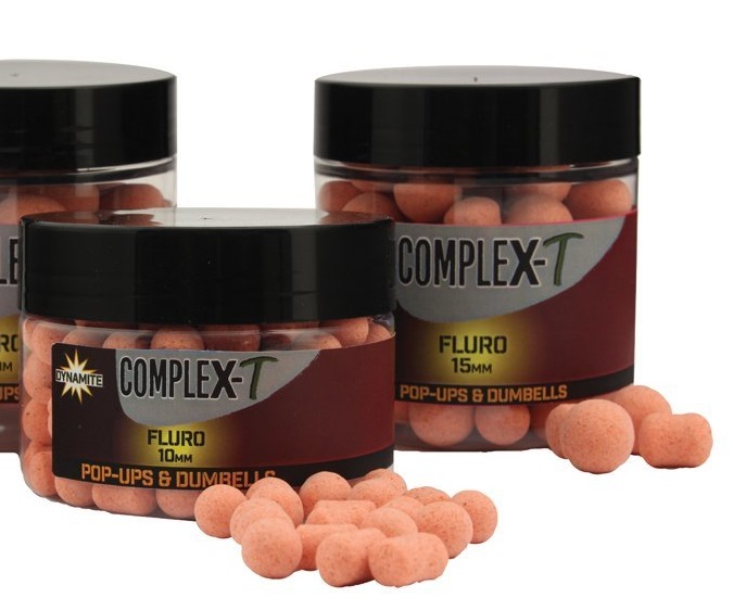 DYNAMITE BAITS CompleX-T Fluro Pop-Ups and Dumbells
