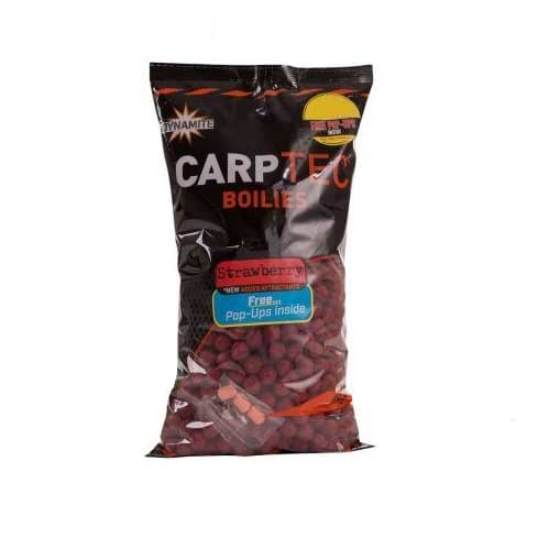 DYNAMITE BAITS Strawberry Carp Tec Boilies 15mm 2kg