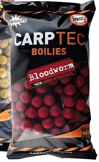 DYNAMITE BAITS Bloodworm Carp Tec Boilies 20mm