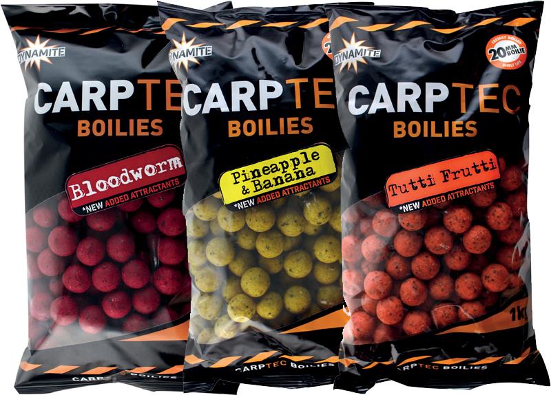 DYNAMITE BAITS Bloodworm Carp Tec Boilies 20mm 2kg