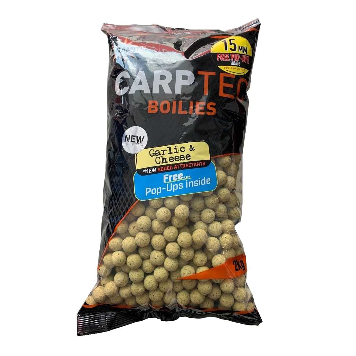 DYNAMITE BAITS Garlic and Cheese Carp Tec Boilies 15mm 2kg