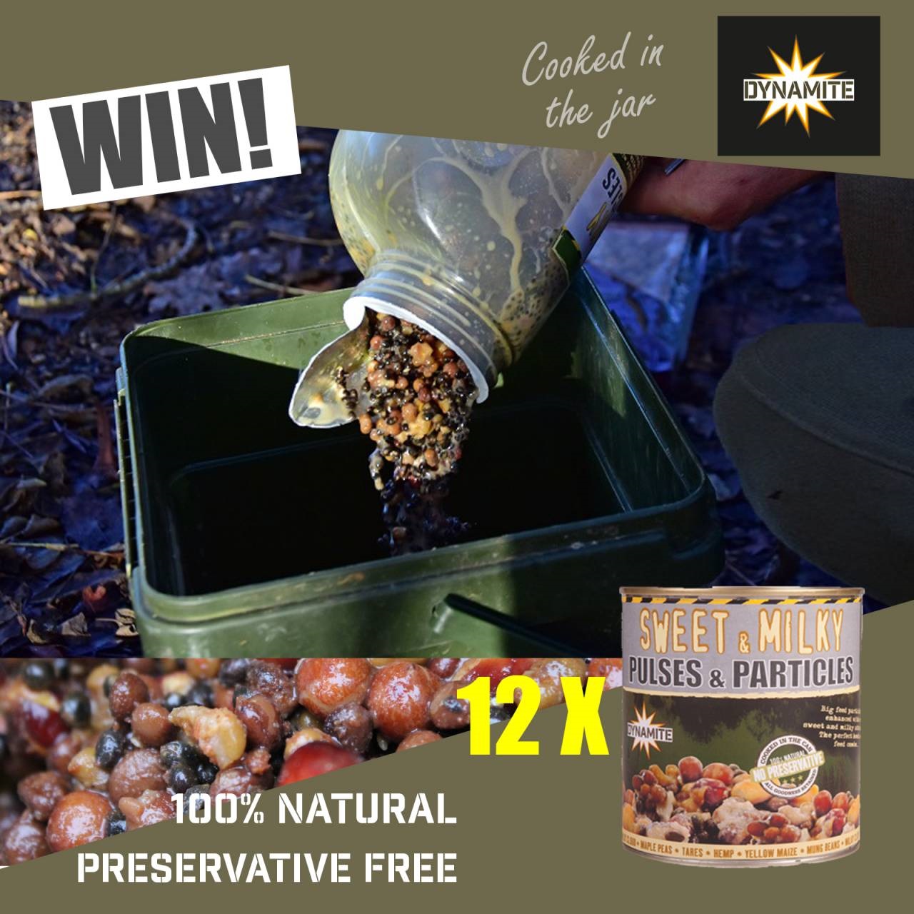 DYNAMITE BAITS Frenzied Sweet & Milky Pulses & Particles 2.5l