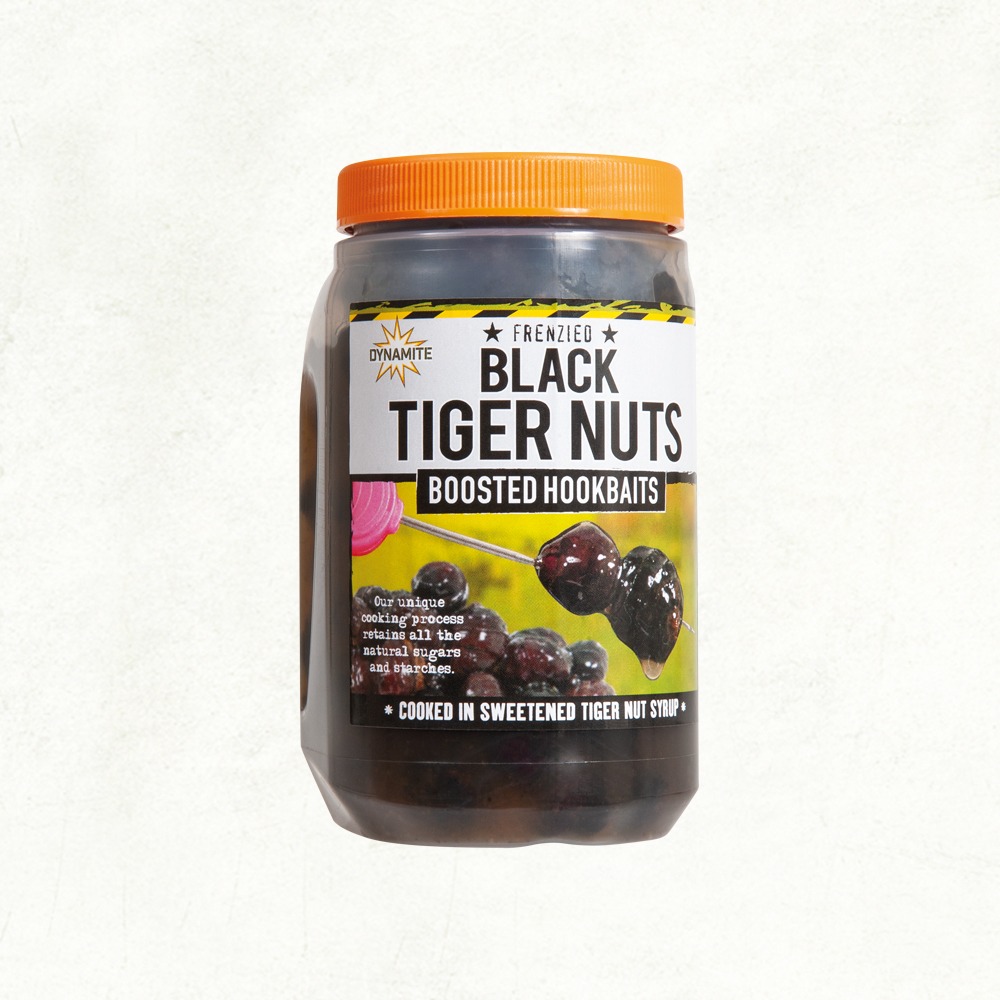 DYNAMITE BAITS Frenzied Black Tiger Nuts Boosted Hookbaits 500 ml