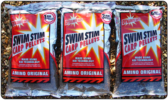 DYNAMITE BAITS Swim Stim Amino Original Carp Pellets 900g
