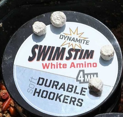 DYNAMITE BAITS Swim Stim Durable Hook Pellet White Amino