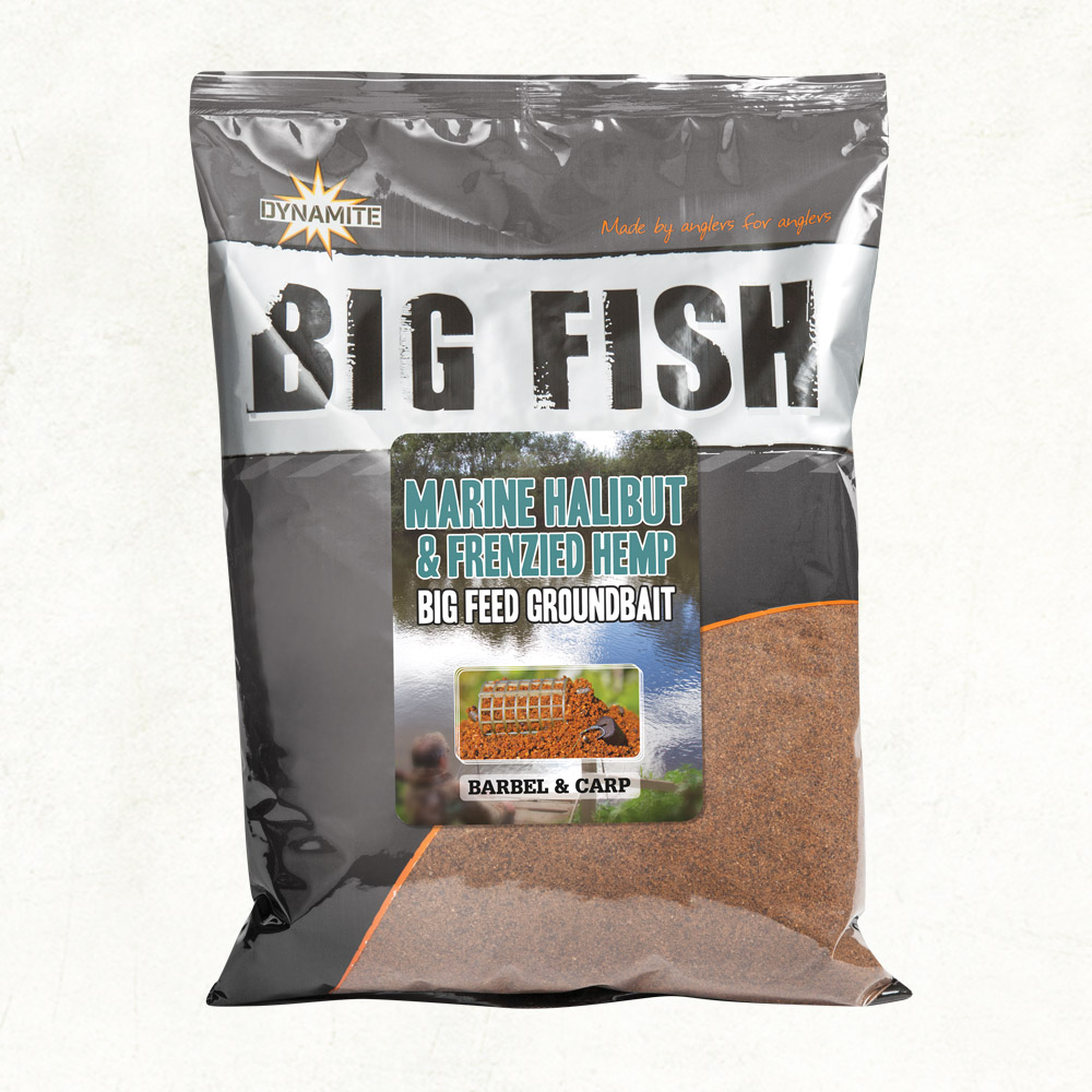 DYNAMITE BAITS Big Fish Marine Halibut/Hemp Method Mix 1.8kg