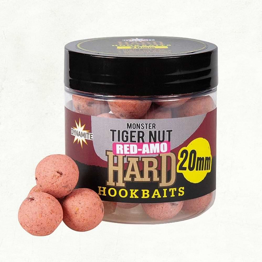 DYNAMITE BAITS Monster Tiger Nuts Red Amo Hard Hookbaits 20mm