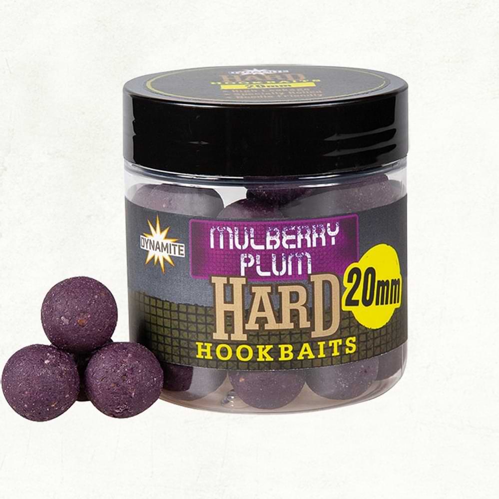 DYNAMITE BAITS Mulberry Plum Hard Hookbaits 20mm