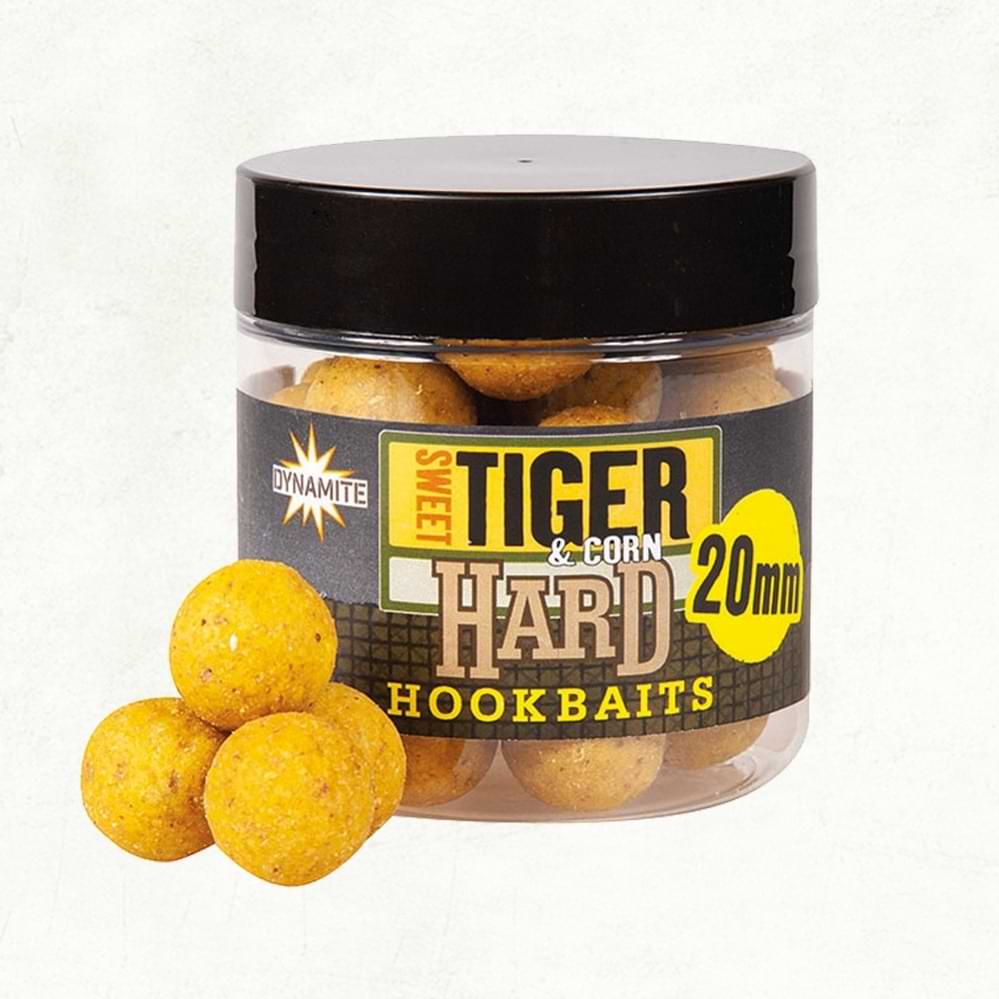 DYNAMITE BAITS Sweet Tiger and Corn Hard Hookbaits 20mm