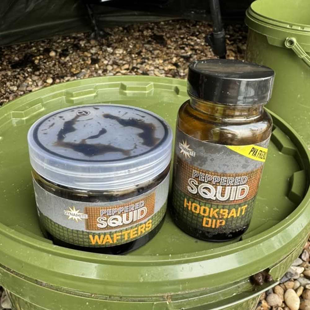 DYNAMITE BAITS Peppered Squid Wafters 15mm