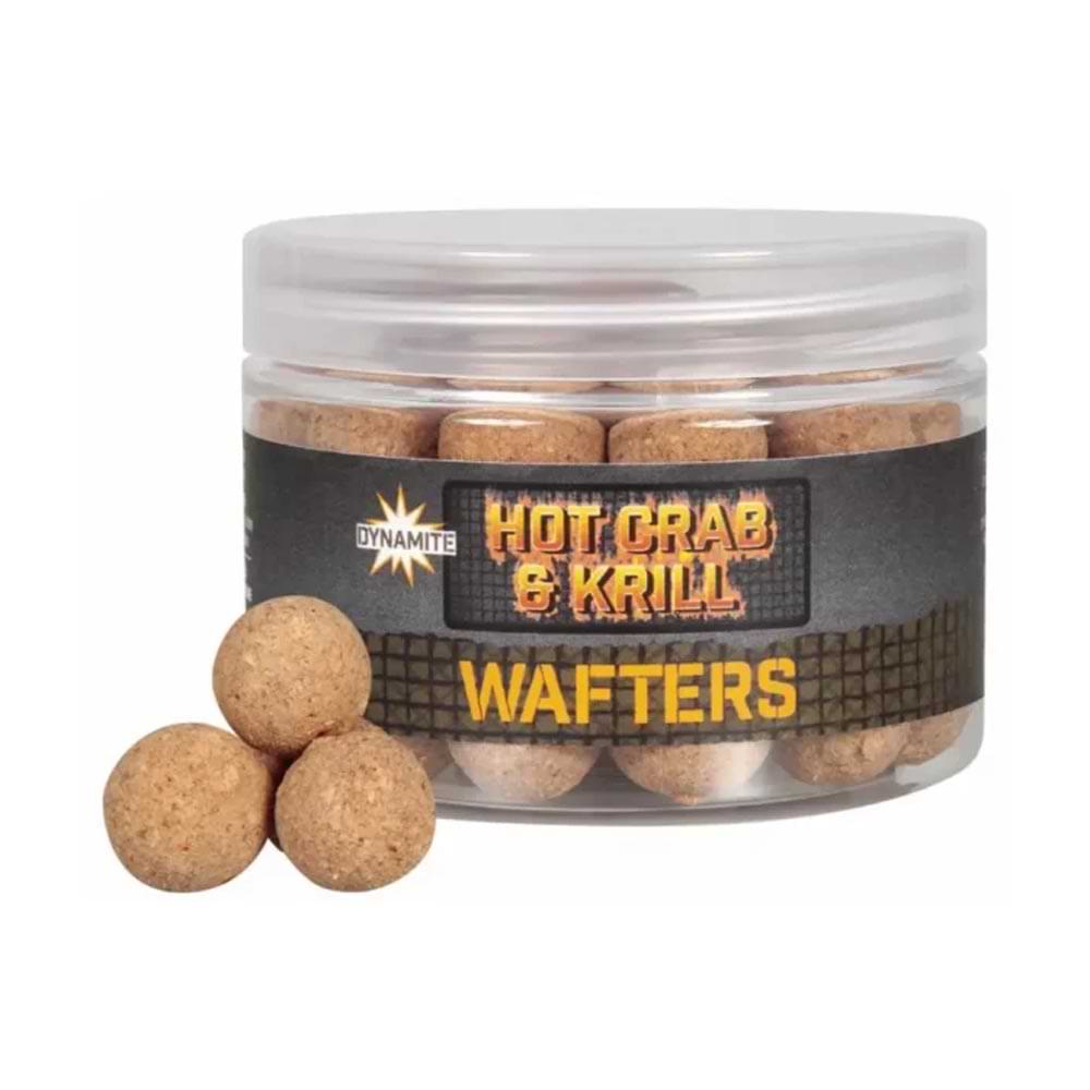 DYNAMITE BAITS Hot Crab And Krill Wafters 15mm