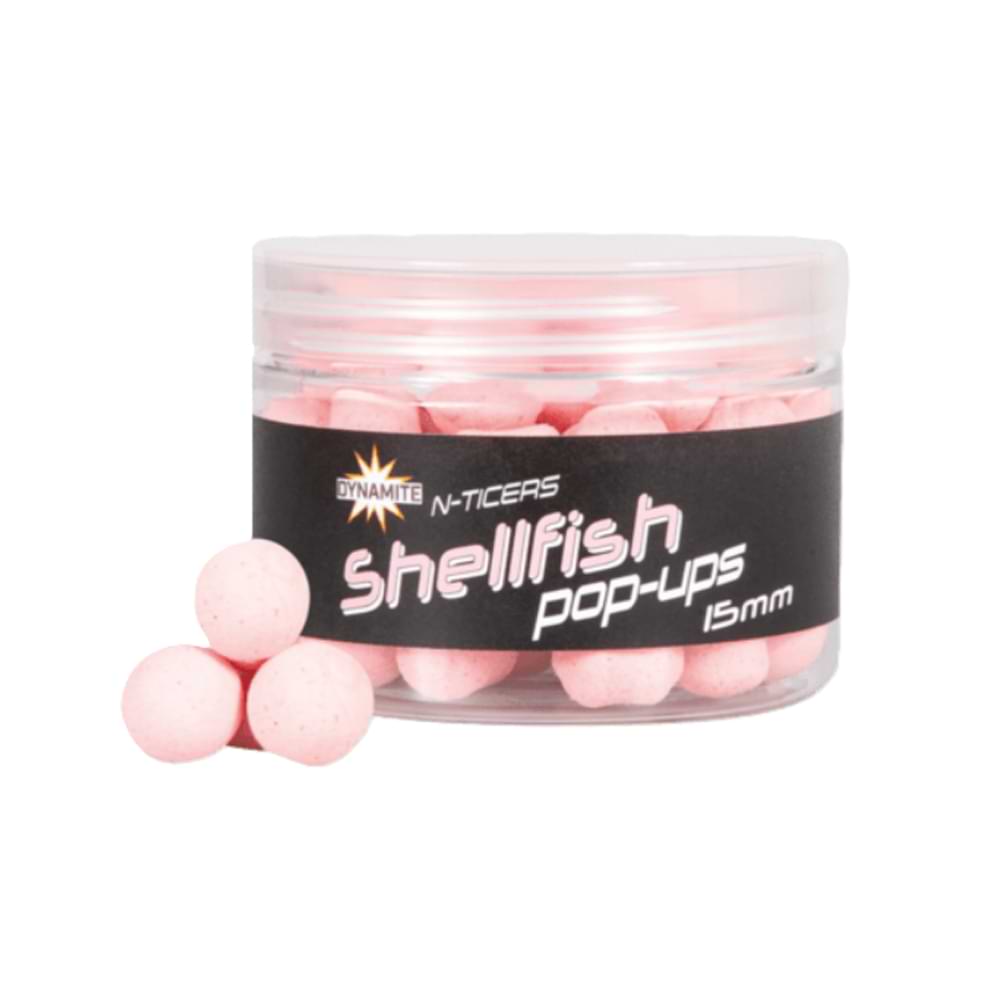 DYNAMITE BAITS N-Ticers Shellfish Pop-Up 15mm