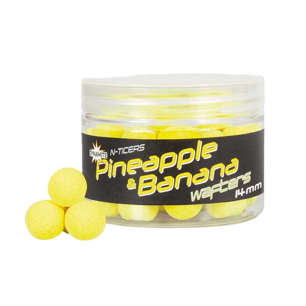 DYNAMITE BAITS N-Ticers Pineapple & Banana Wafters 14mm