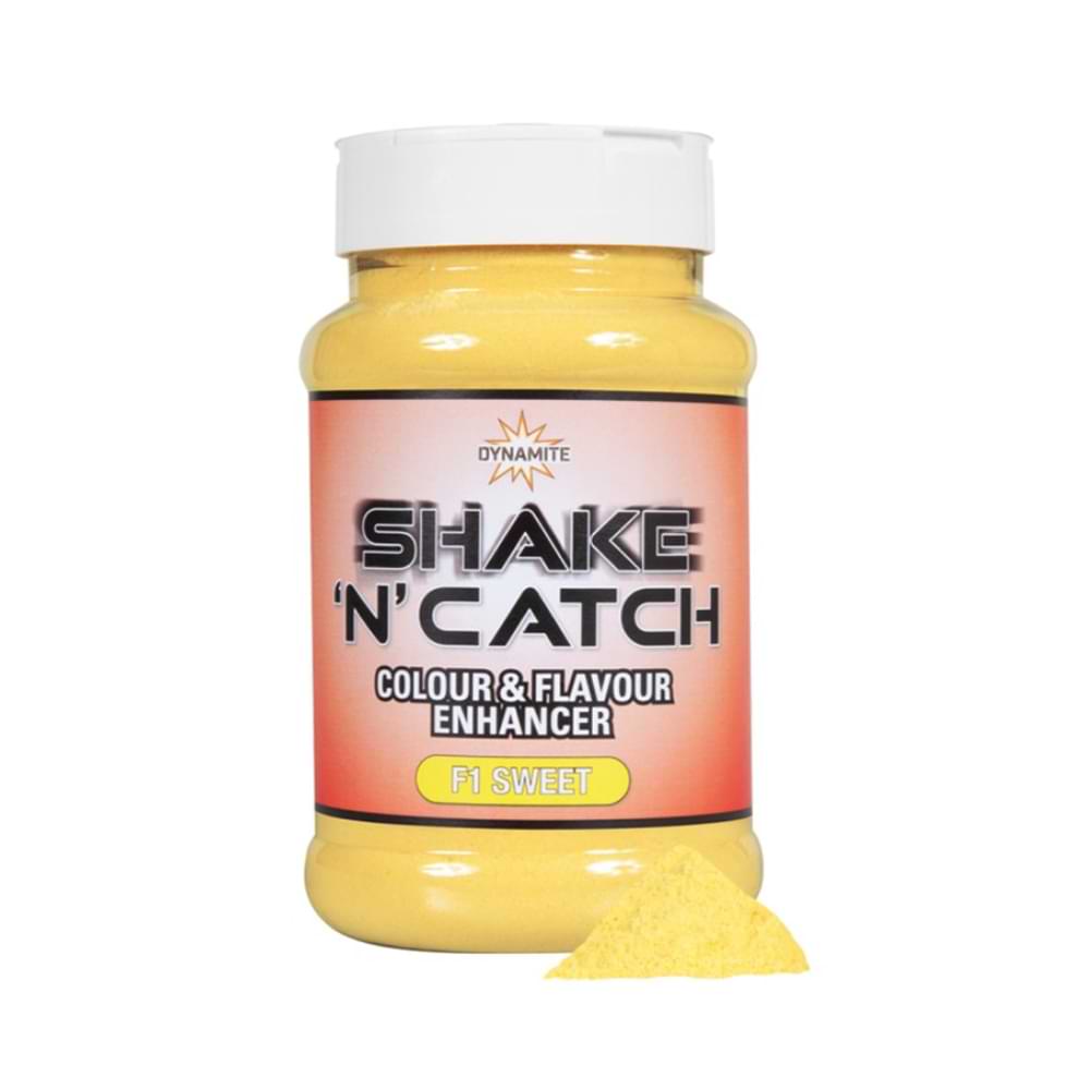 DYNAMITE BAITS Shake N Catch Colour And Flavour Enhancer F1 Sweet Yellow
