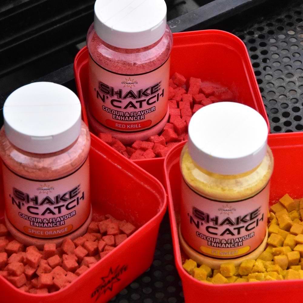 DYNAMITE BAITS Shake N Catch Colour And Flavour Enhancer Krill Red 