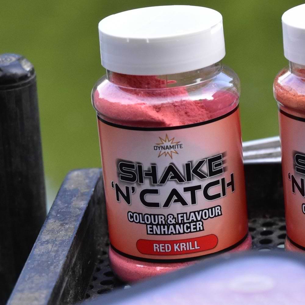 DYNAMITE BAITS Shake N Catch Colour And Flavour Enhancer Krill Red 
