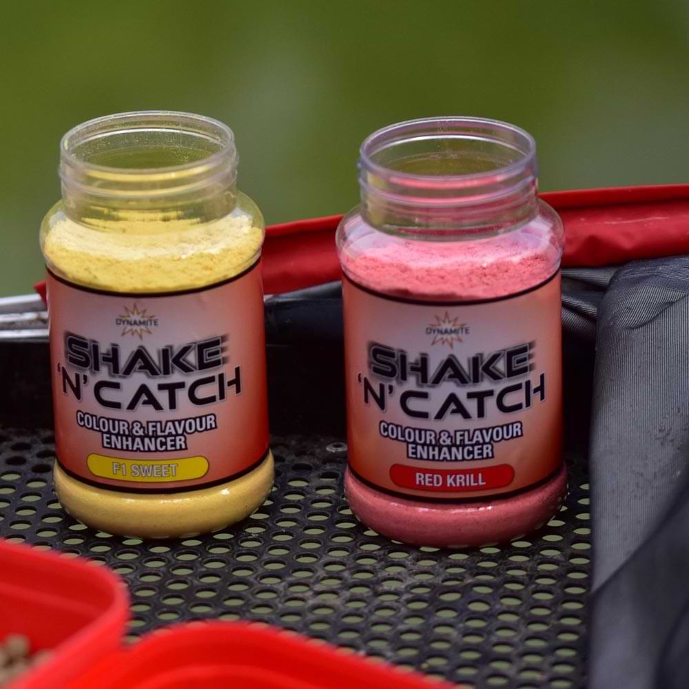 DYNAMITE BAITS Shake N Catch Colour And Flavour Enhancer Krill Red 